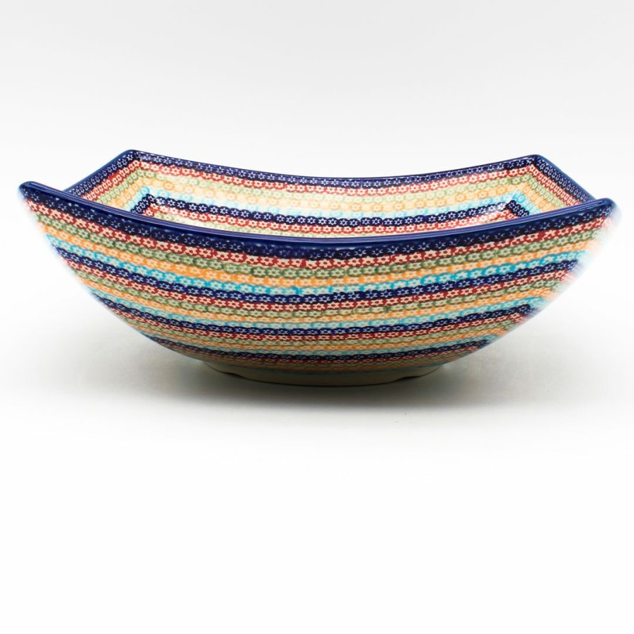 Bowls * | Janelle Imports Lg Nut Bowl In Multi-Colored Flowers