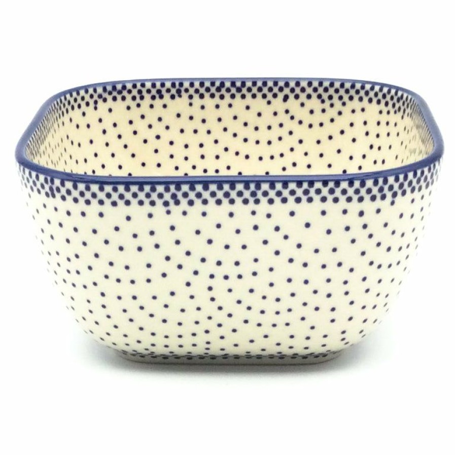 Bowls * | Janelle Imports Deep Square Bowl 32 Oz In Simple Elegance