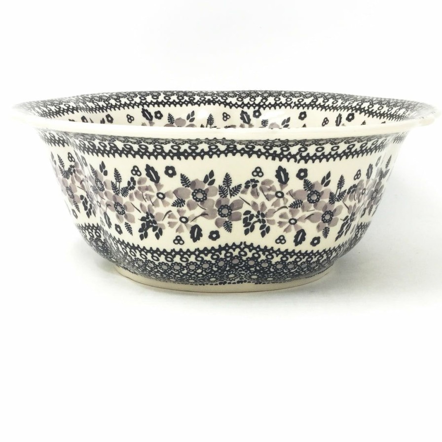 Bowls * | Janelle Imports Md Retro Bowl In Gray & Black