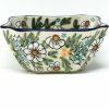 Bowls * | Janelle Imports Square Soup Bowl 16 Oz In Spectacular Daisy