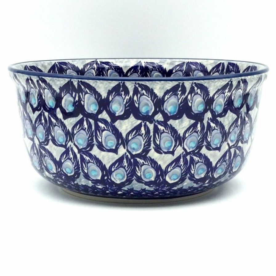 Bowls * | Janelle Imports Family Deep Bowl In Peacock Glory