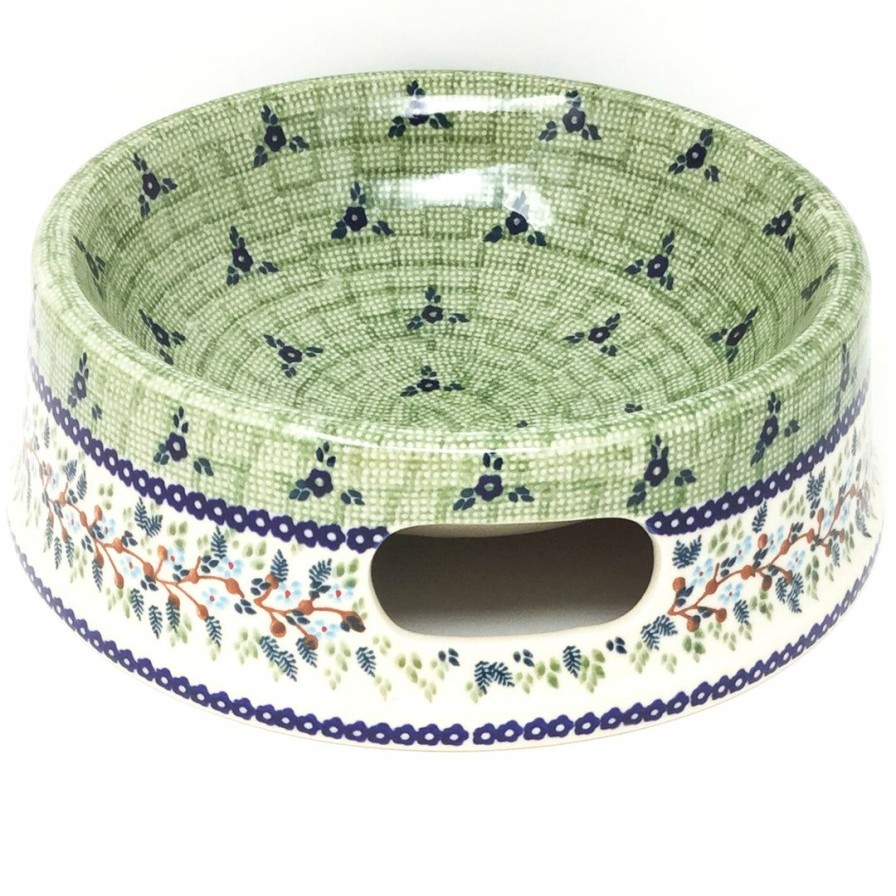 Bowls * | Janelle Imports Lg Dog Bowl In Spring Garden