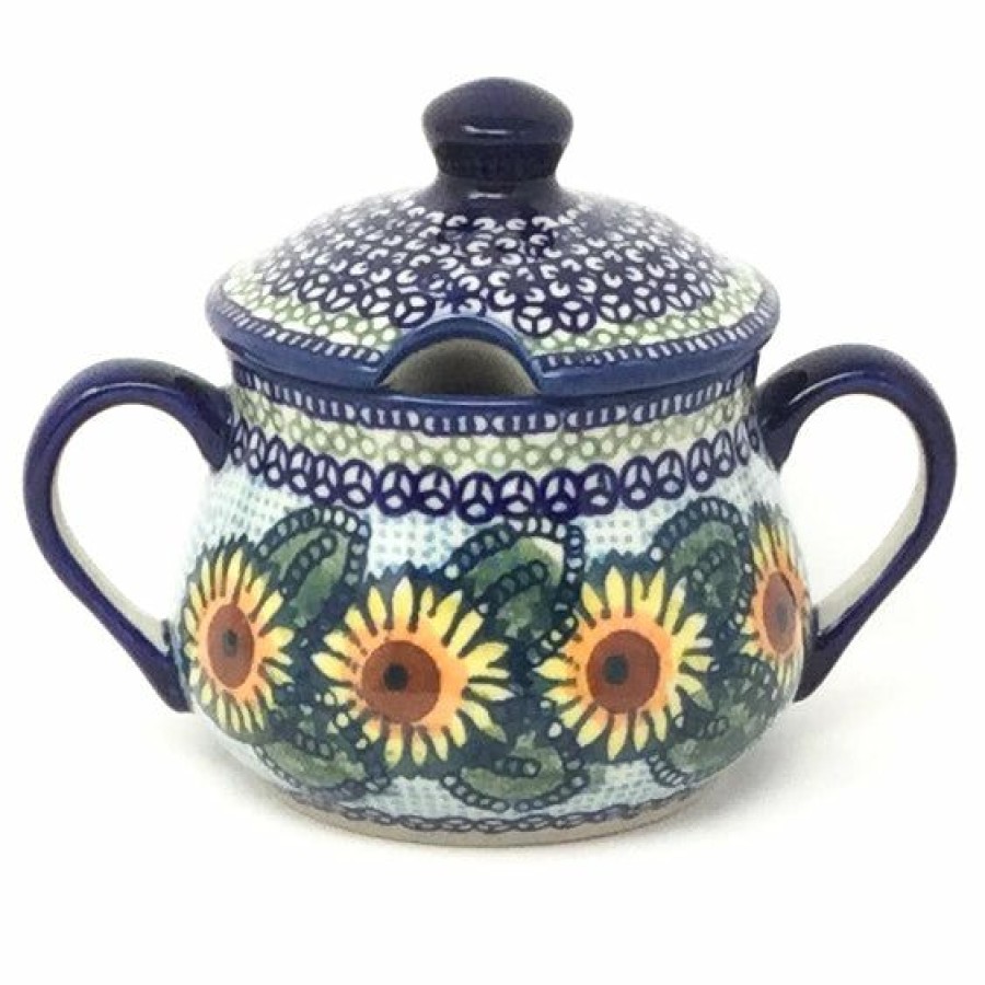 Table Accessories * | Janelle Imports Family Style Sugar Bowl 14 Oz In Sunflowers