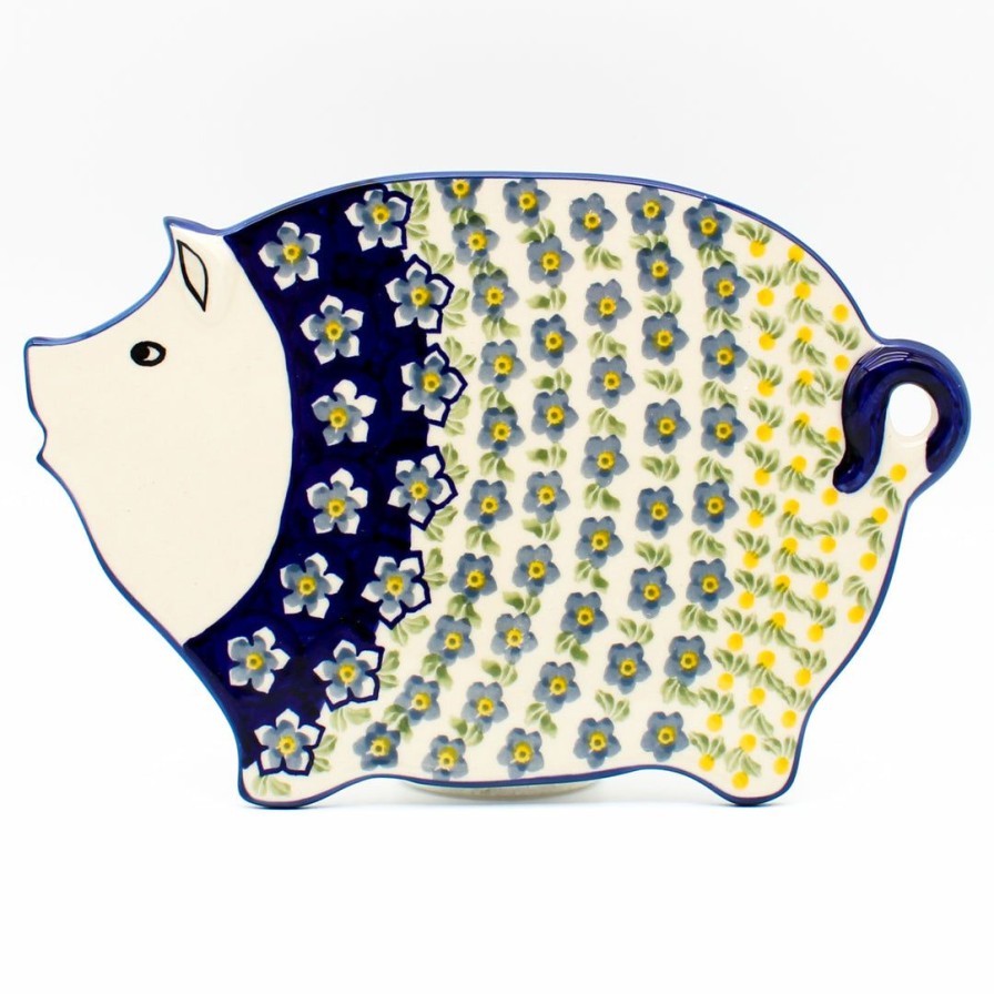 Kitchen Accessories * | Janelle Imports Piggy Cutting Board In Periwinkle