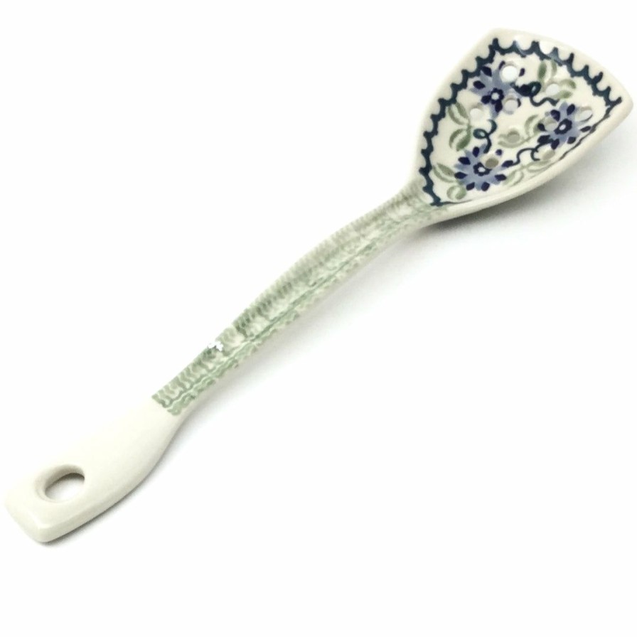 Kitchen Accessories * | Janelle Imports Colander Spoon 12 In Blue & Green Flowers