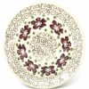 Plates * | Janelle Imports Bread & Butter Plate In Purple & Gray Flowers