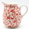 Home Decor * | Janelle Imports Pitcher 1 Qt In Antique Red