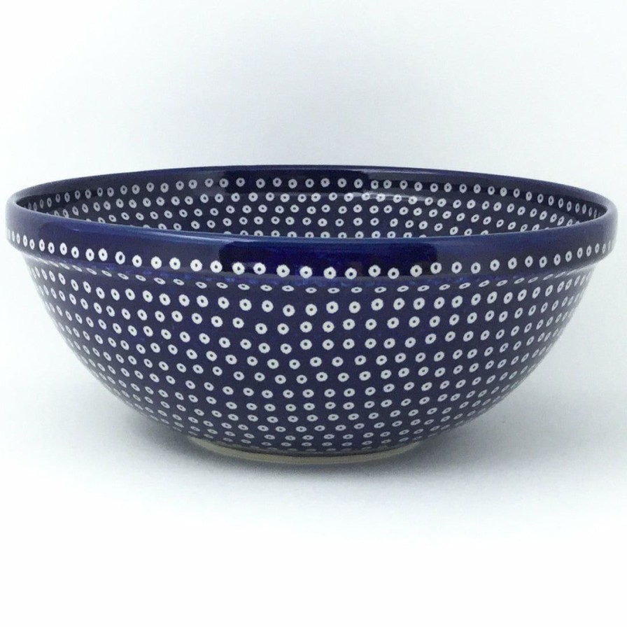 Bowls * | Janelle Imports Round Bowl 64 Oz In Blue Elegance