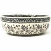 Bowls * | Janelle Imports Family Shallow Bowl In Gray & Black