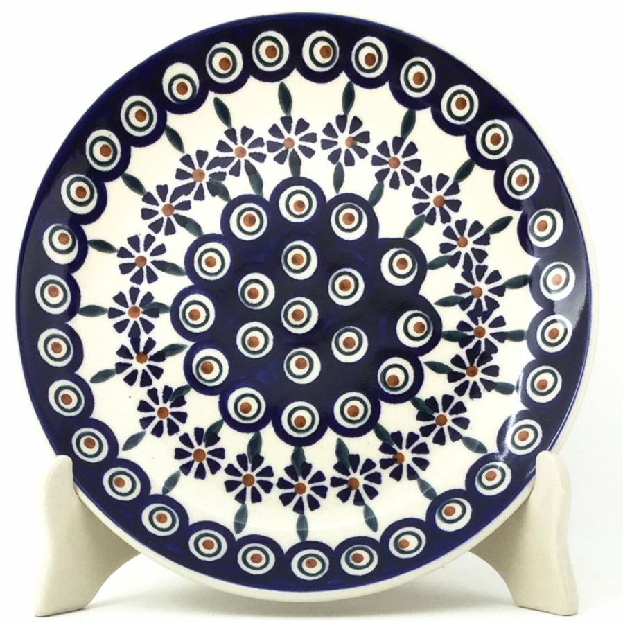 Plates * | Janelle Imports Luncheon Plate In Peacock