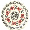 Plates * | Janelle Imports Bread & Butter Plate In Red & Black