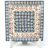 Plates * | Janelle Imports Square Dinner Plate In White Daisy