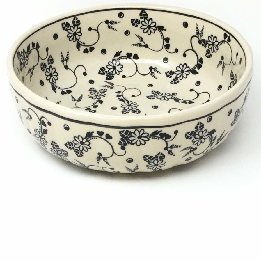 Bowls * | Janelle Imports Family Shallow Bowl In Midnight Garden