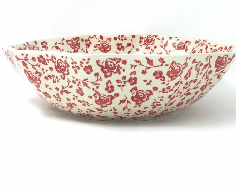 Bowls * | Janelle Imports Lg New Kitchen Bowl In Antique Red