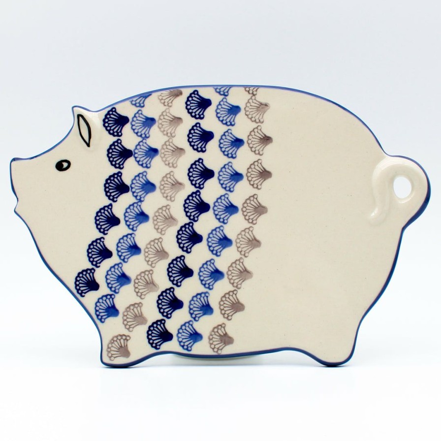 Kitchen Accessories * | Janelle Imports Piggy Cutting Board In Seashells