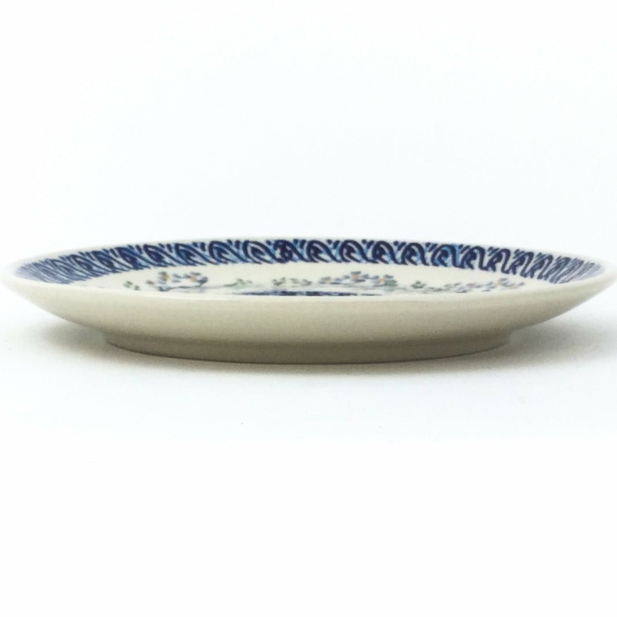 Plates * | Janelle Imports Luncheon Plate In Blue Meadow