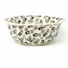 Bowls * | Janelle Imports Sm Retro Bowl In Modern Gray & Black