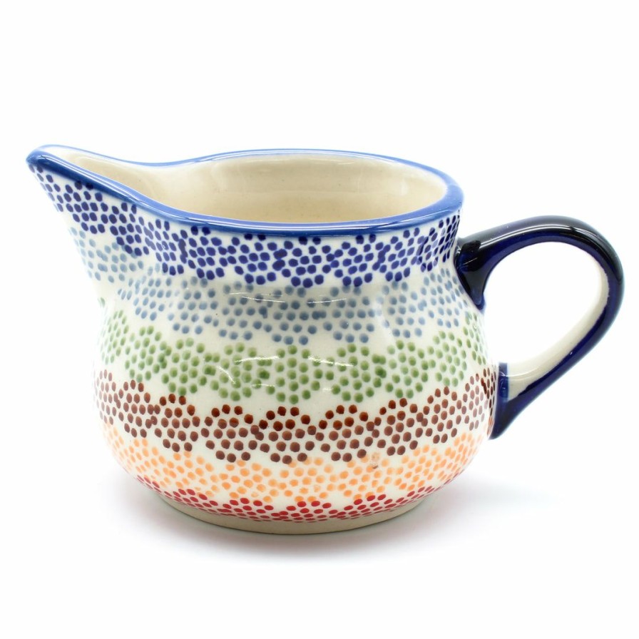 Table Accessories * | Janelle Imports Creamer 6 Oz In Modern Dots