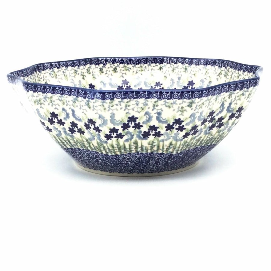 Bowls * | Janelle Imports Md New Kitchen Bowl In Alpine Blue