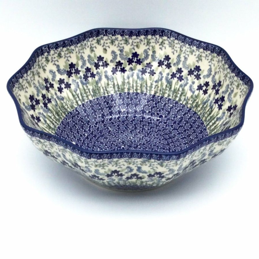 Bowls * | Janelle Imports Md New Kitchen Bowl In Alpine Blue