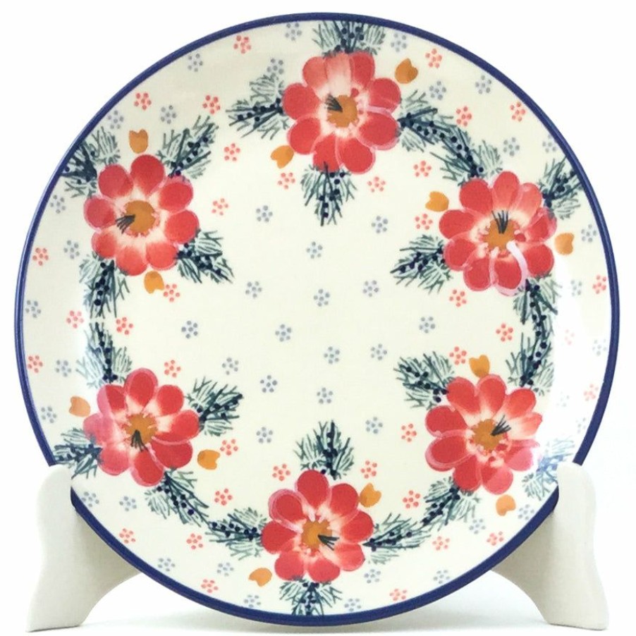 Plates * | Janelle Imports Luncheon Plate In Floral Cluster