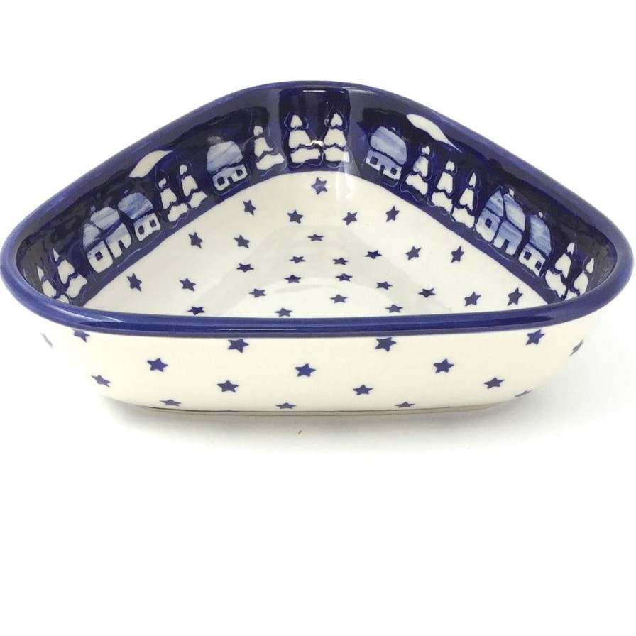 Bowls * | Janelle Imports Triangular Bowl 8 In Winter