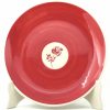 Plates * | Janelle Imports Luncheon Plate In Red Rose