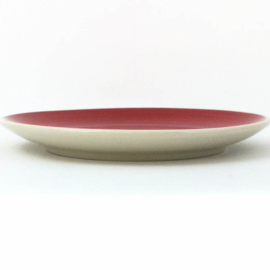 Plates * | Janelle Imports Luncheon Plate In Red Rose