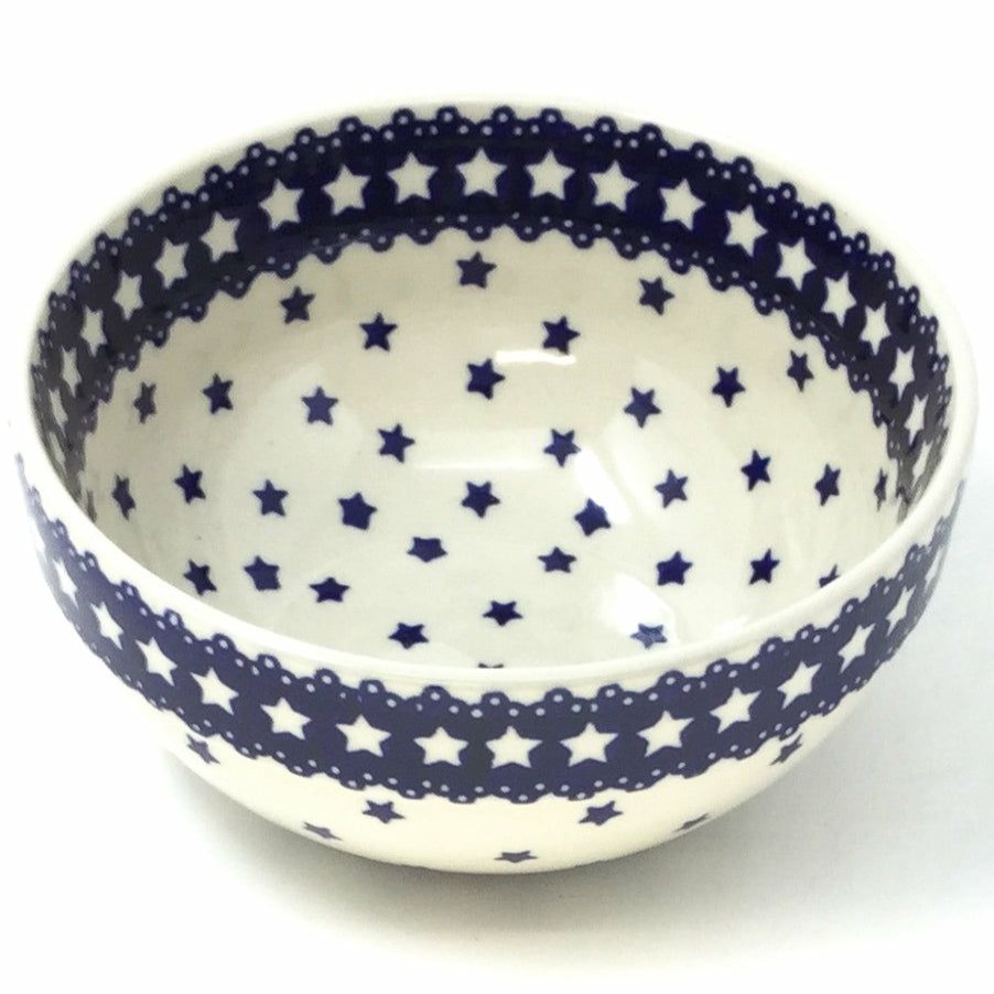 Bowls * | Janelle Imports Soup Bowl 24 Oz In Blue Stars