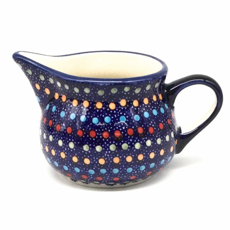 Table Accessories * | Janelle Imports Creamer 6 Oz In Multi-Colored Dots