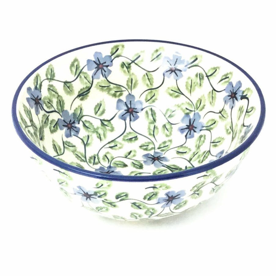 Bowls * | Janelle Imports New Soup Bowl 20 Oz In Blue Clematis