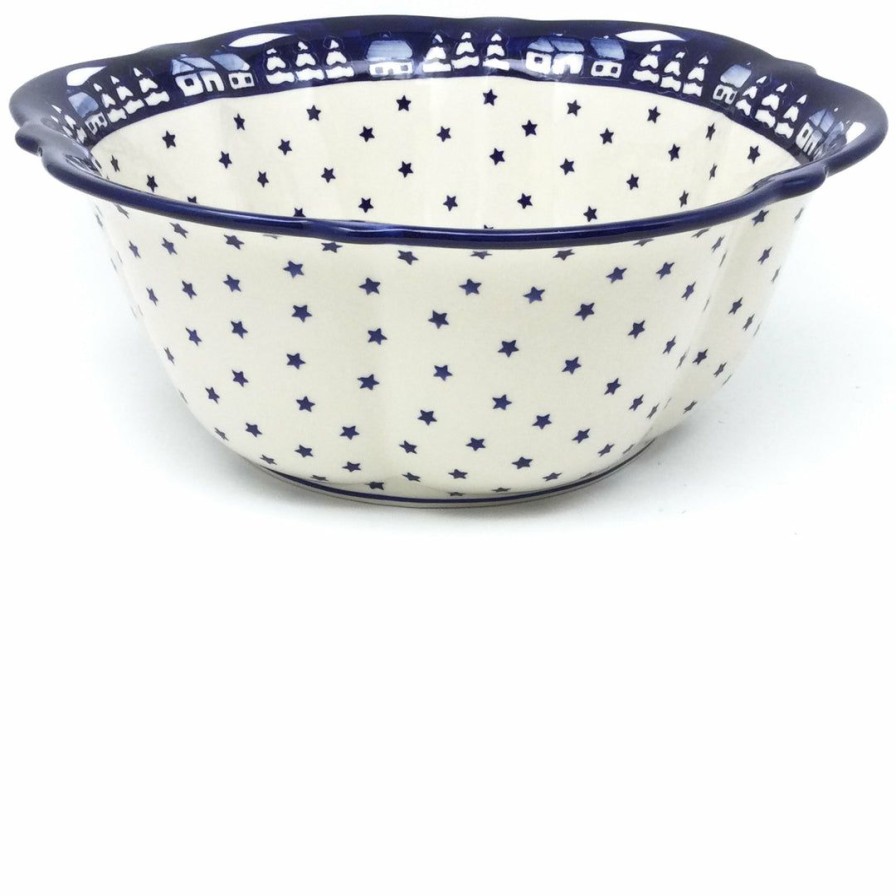 Bowls * | Janelle Imports Lg Retro Bowl In Winter