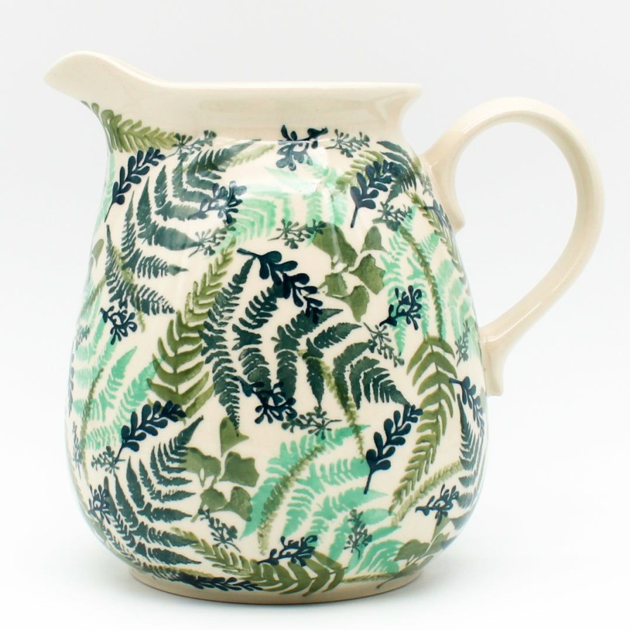 Home Decor * | Janelle Imports Pitcher 2 Qt In Ferns