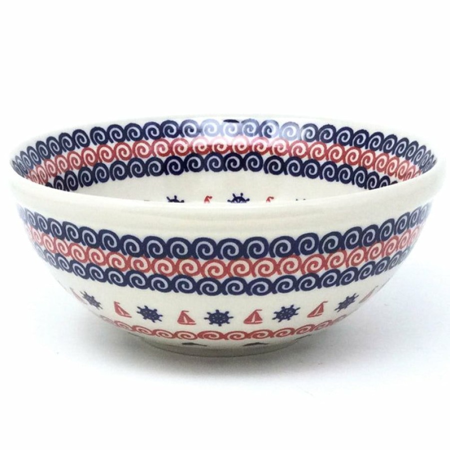 Bowls * | Janelle Imports Round Bowl 32 Oz In Blue Helm