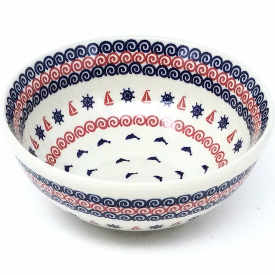 Bowls * | Janelle Imports Round Bowl 32 Oz In Blue Helm