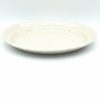 Platters, Servers, And Trays * | Janelle Imports Oval Basia Platter In White On White