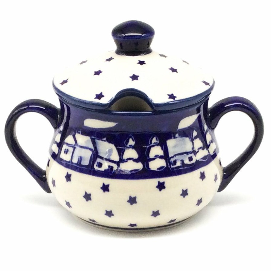 Table Accessories * | Janelle Imports Family Style Sugar Bowl 14 Oz In Winter