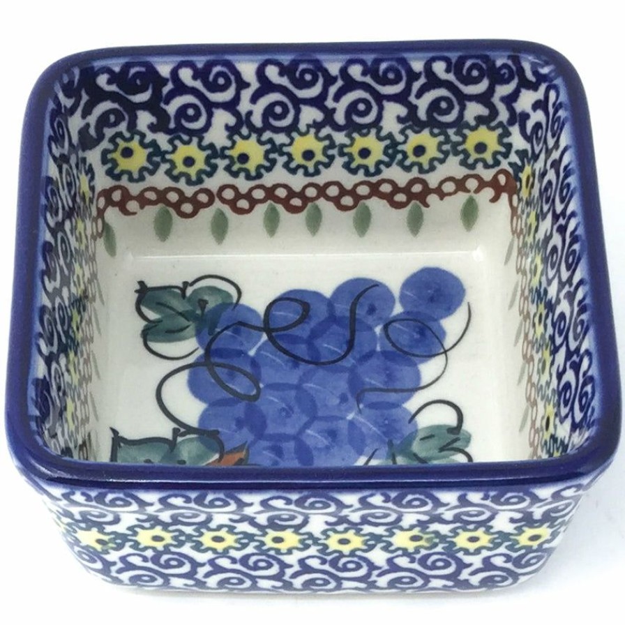 Bowls * | Janelle Imports Tiny Sq. Bowl 8 Oz In Grapevine