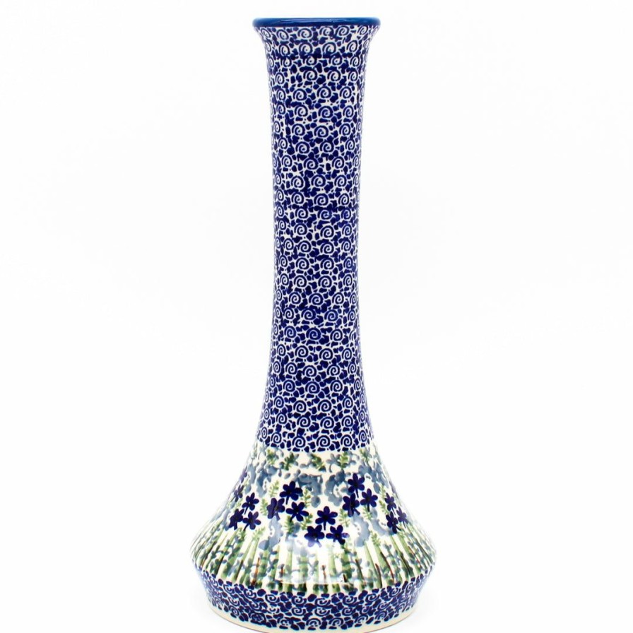 Home Decor * | Janelle Imports Bud Vase In Alpine Blue