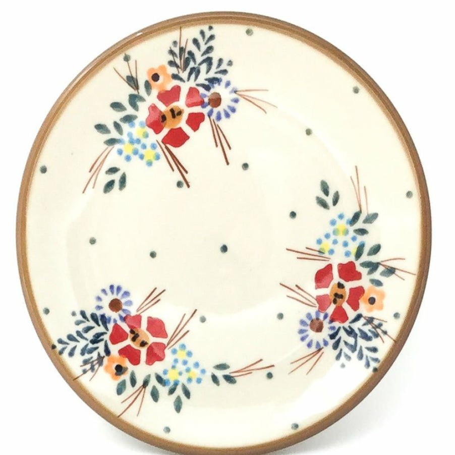 Plates * | Janelle Imports Bread & Butter Plate In Brown Edge