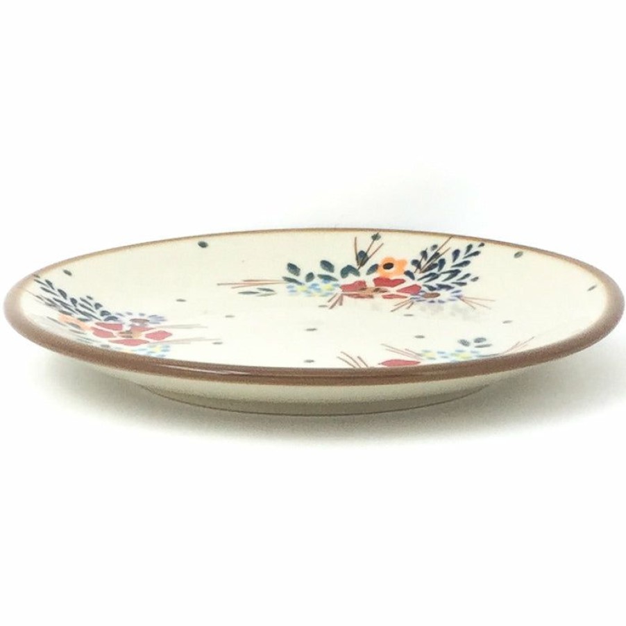 Plates * | Janelle Imports Bread & Butter Plate In Brown Edge