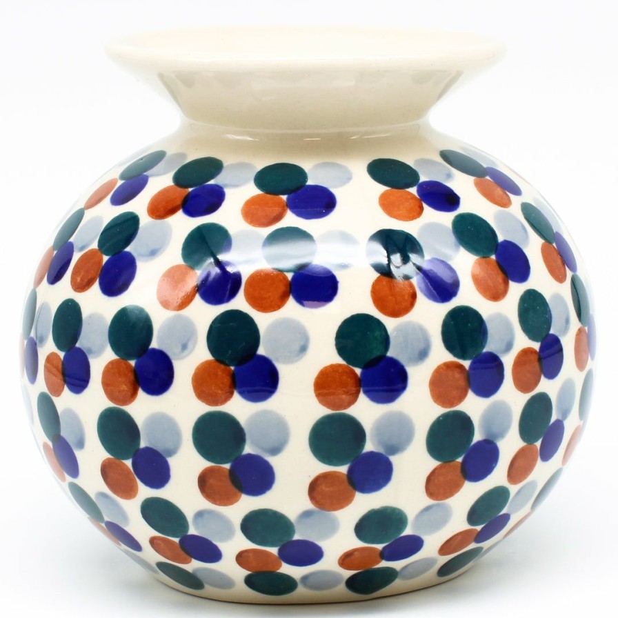 Home Decor * | Janelle Imports Round Vase In The Seventies