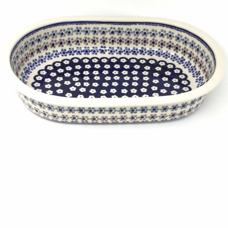 Bakeware * | Janelle Imports Lg Oval Baker In Simple Daisy