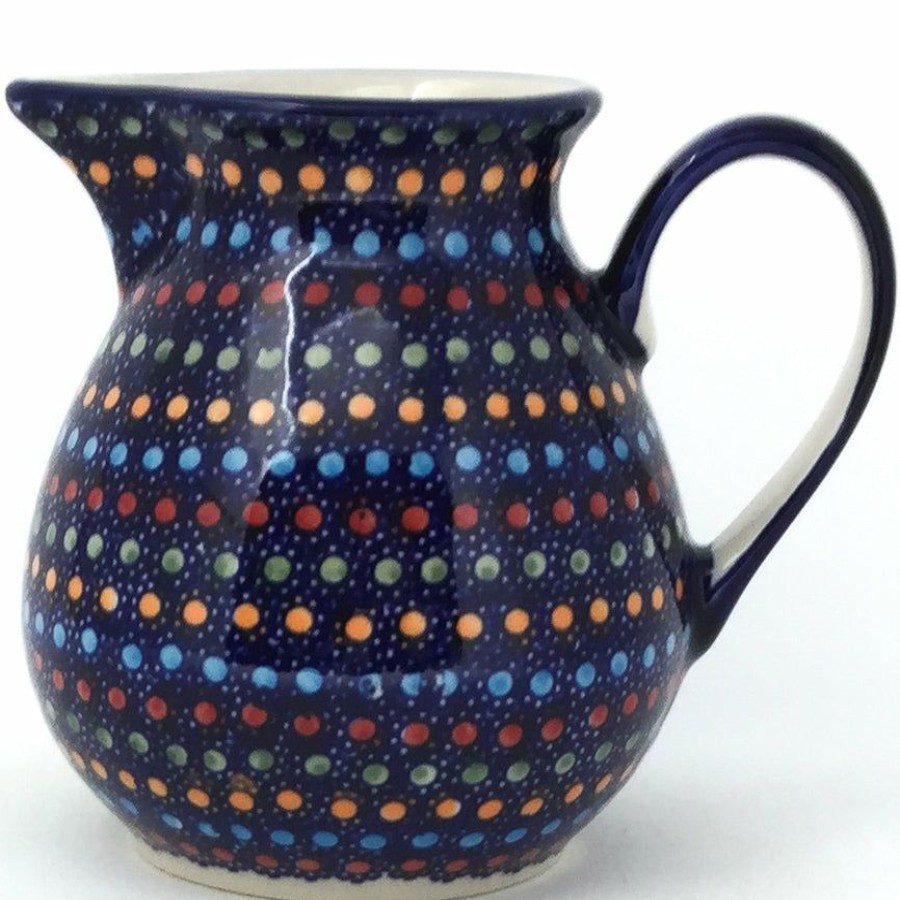 Table Accessories * | Janelle Imports Family Style Creamer 16 Oz In Multi-Colored Dots