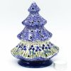 Home Decor * | Janelle Imports Tree Tea Candle Holder In Alpine Blue