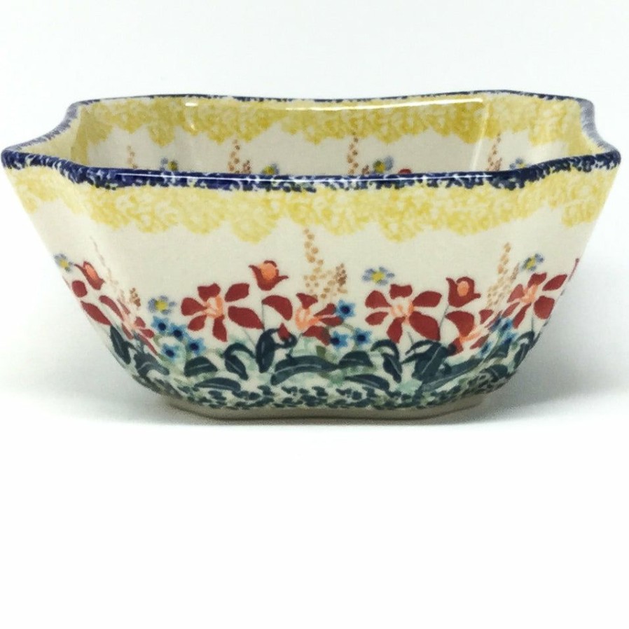 Bowls * | Janelle Imports Square Soup Bowl 16 Oz In Country Summer