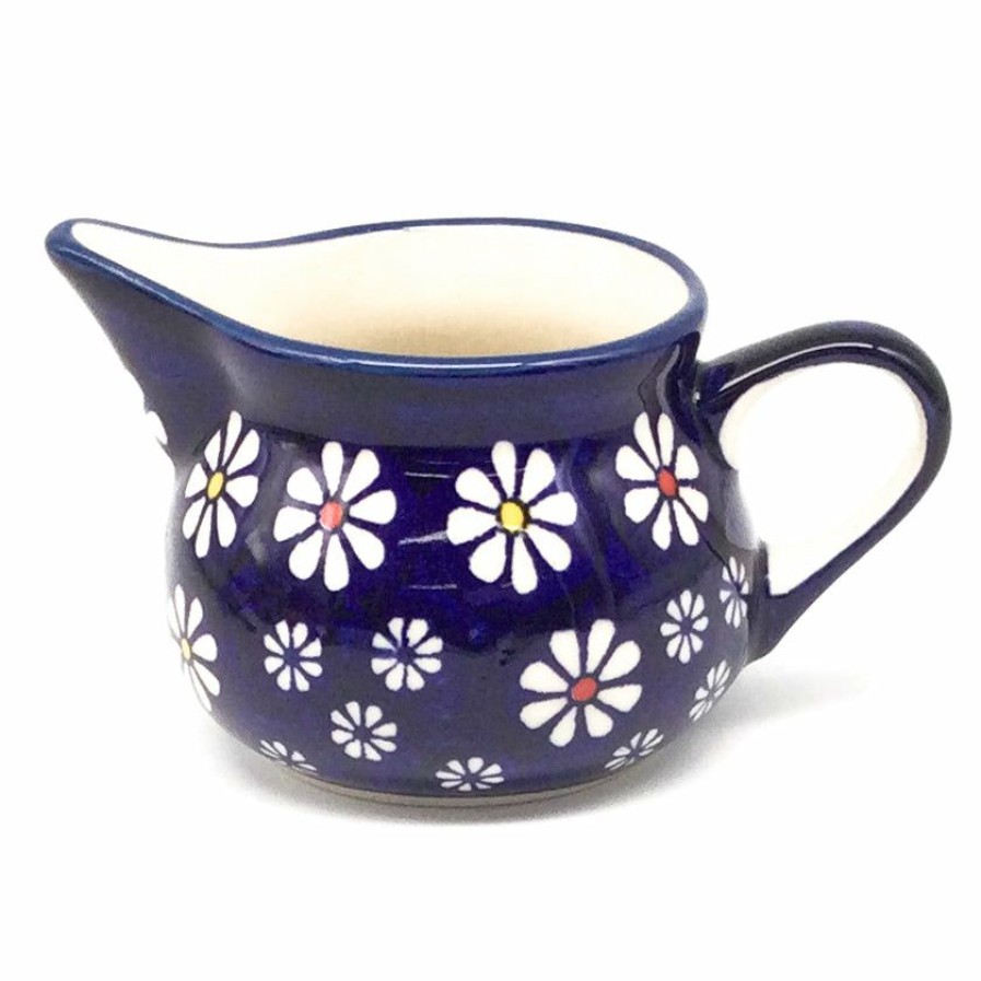 Table Accessories * | Janelle Imports Creamer 6 Oz In Flowers On Blue