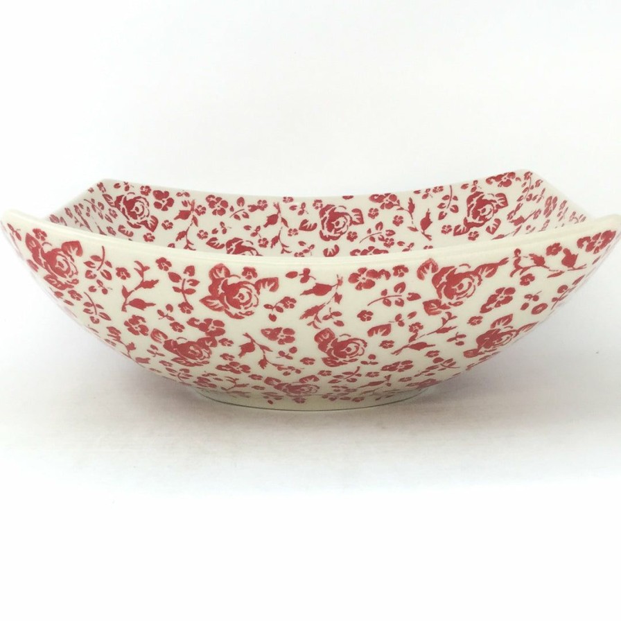 Bowls * | Janelle Imports Lg Nut Bowl In Antique Red