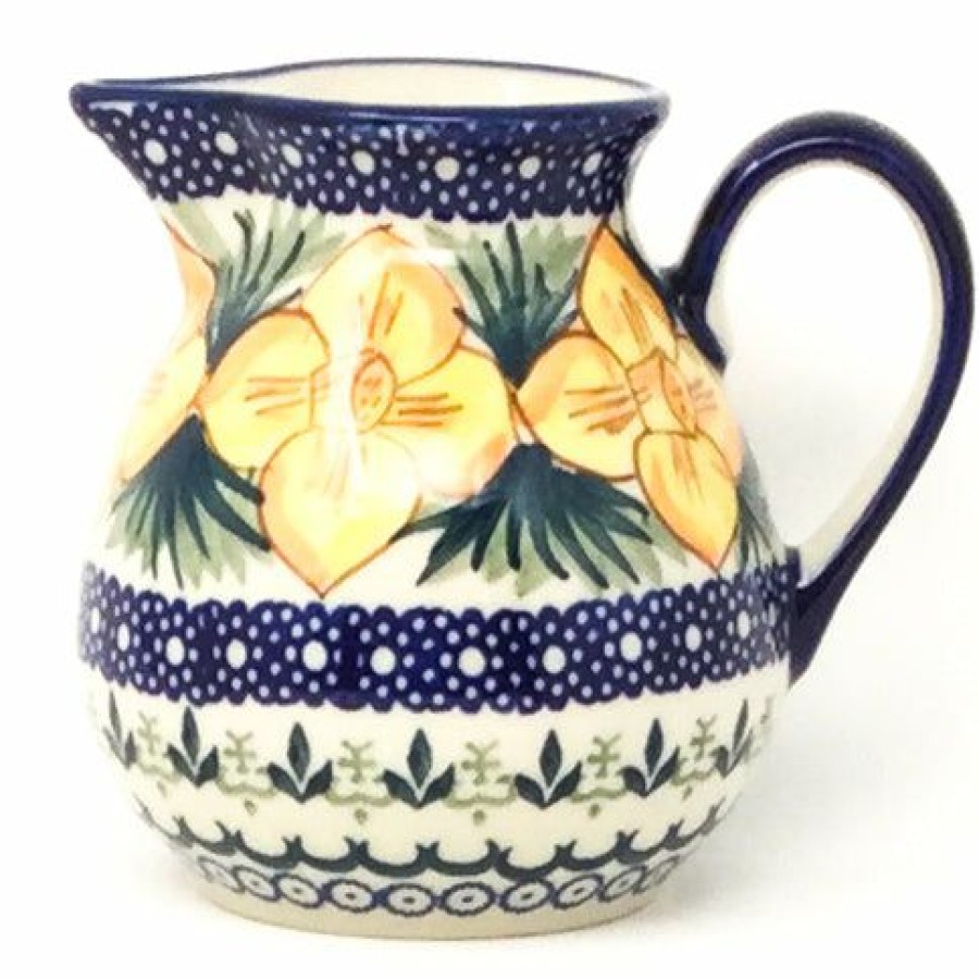 Table Accessories * | Janelle Imports Family Style Creamer 16 Oz In Daffodils