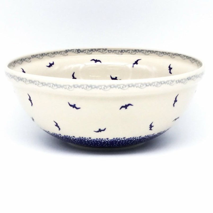 Bowls * | Janelle Imports Round Bowl 64 Oz In Seagulls